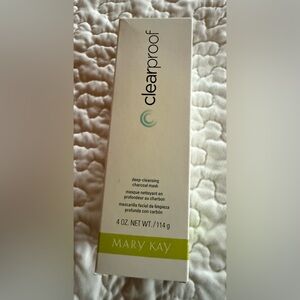 Mary Kay Clearproof Charcoal Mask - White and Green Packaging. New in the box.